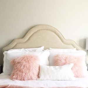 Indigo Faux Mongolian Fur Pillows